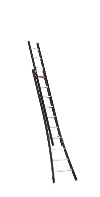 Afbeeldingen van Altrex Aluminium kokerladder (gecoat) - 2-delig opsteek Nevada