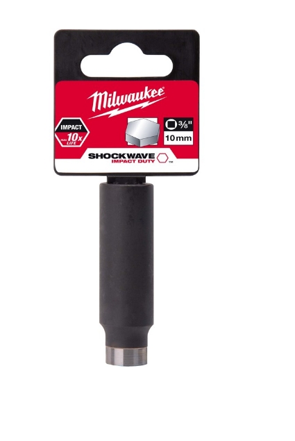 Afbeeldingen van Milwaukee Shockwave dop 8 mm 1/2" impact socket