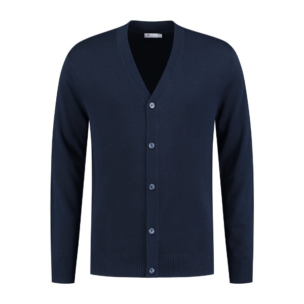 Afbeeldingen van Santino Cardigan  Prato  Navy Modern Fit