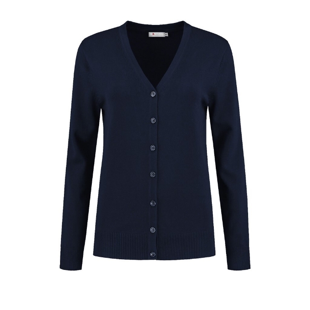 Afbeeldingen van Santino Cardigan  Prato Ladies  Navy Ladies Modern Fit