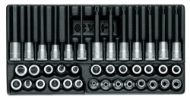 Afbeeldingen van GEDORE Dopsleutel-set 3/8" in 1/3 gereedschapsmodule 1500 ES-ITX 30