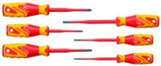 Afbeeldingen van GEDORE VDE-Schroevendraaierset SLIM DRIVE 6-delig VDE 2162-2172 PM-06