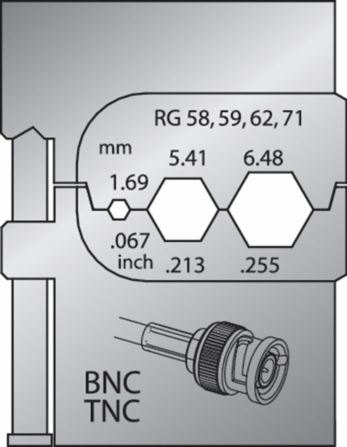 Afbeeldingen van GEDORE Krimpbek tbv coax-connectoren 8140-14