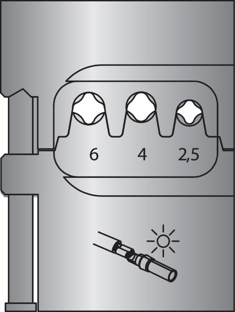 Afbeeldingen van GEDORE Krimpbek tbv Solarlok® 8140-23
