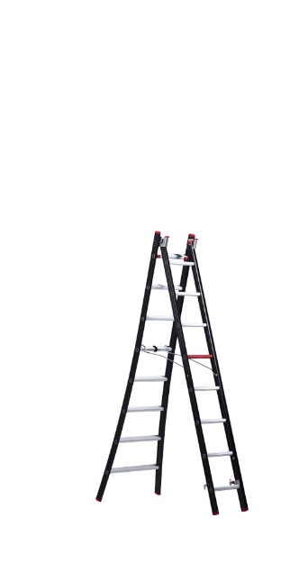 Afbeeldingen van Altrex Aluminium kokerladder (gecoat) - 2-delig reform Nevada