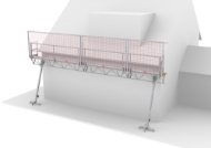 Afbeeldingen van Modulaire Triangelbrug - MTB met Dakrandbeveiliging (DRB)