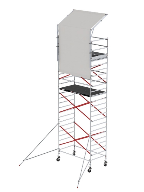 Afbeeldingen van Doorwerkkap - aluminium tbv vouw- en rolsteigers