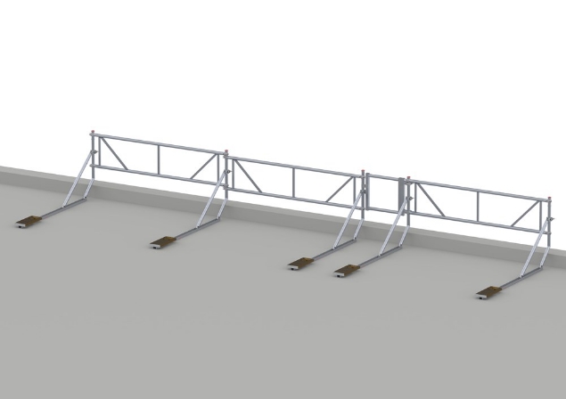 Afbeeldingen van Altrex Dakrandbeveiliging - aluminium DRB EP5