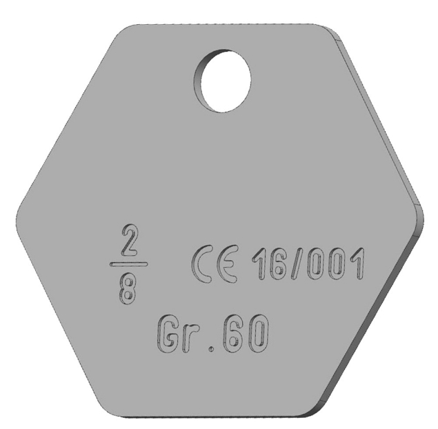 Afbeeldingen van REMA RVS label AISI 316 (G6) RTI02 2-3-4