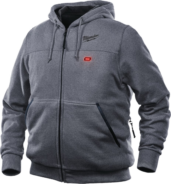 Afbeeldingen van Milwaukee Li-Ion accu heated hoodie (excl. accu) M12 HHGREY3-0(2XL)