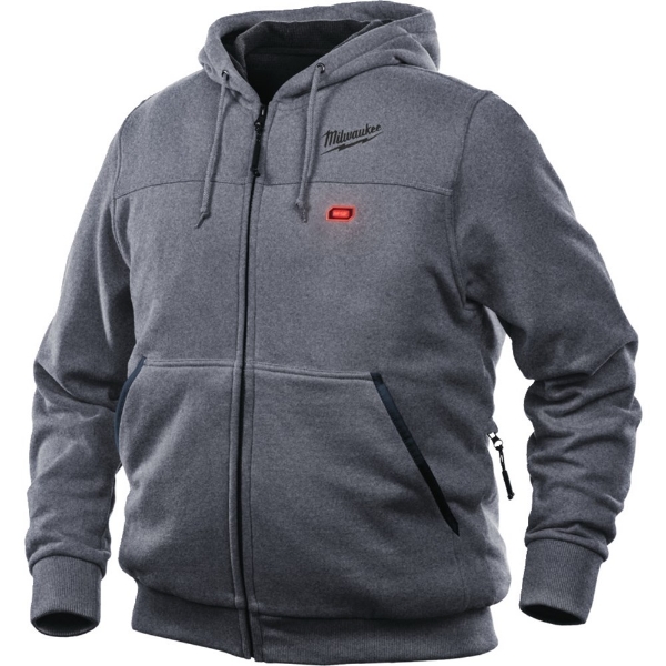 Afbeeldingen van Milwaukee Li-Ion accu-verwarmde hoodie (excl. accu) M12 HH GREY3-0 (L)