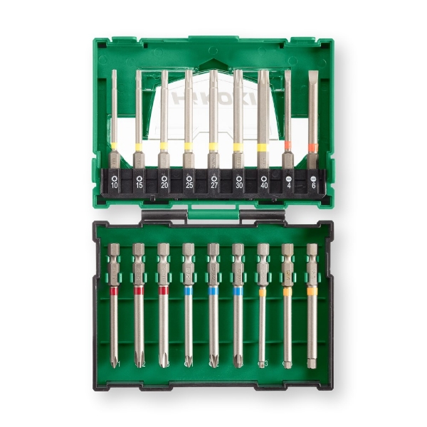 Afbeeldingen van HiKOKI Bitset 75 mm (18 stuks)