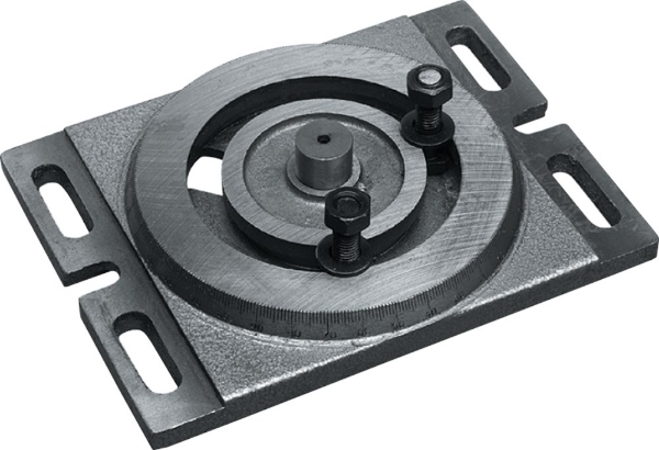 Afbeeldingen van Draaiplaat‚ type 6587‚ met gradenverdeling‚ voor snelspanmachineklem 88.200