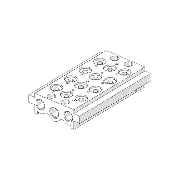 Afbeeldingen van Metal Work Basisplaat Serie 70 1/4''