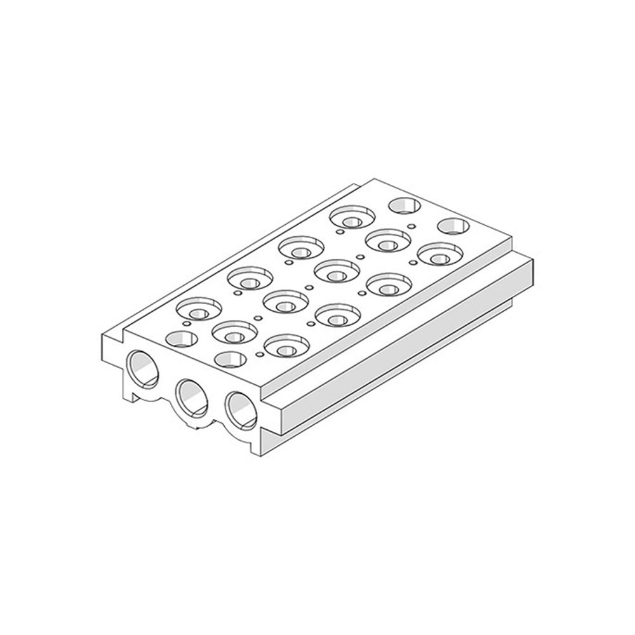 Afbeeldingen van Metal Work Basisplaat Serie 70 1/4''