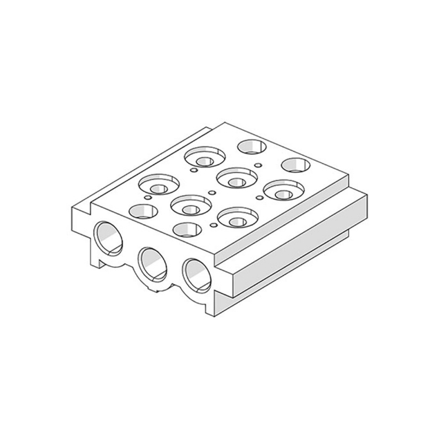 Afbeeldingen van Metal Work Basisplaat Serie 70 1/4''