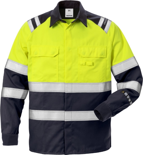 Afbeeldingen van FRISTADS Flamestat High Vis Overhemd Klasse 1 7051 ATS