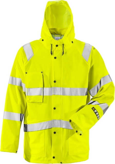 Afbeeldingen van FRISTADS Flame High Vis Regenjack Klasse 3 4845 RSHF