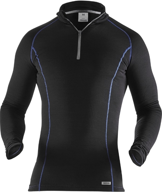 Afbeeldingen van Polartec® T-Shirt Lange Mouwen Met Korte Rits