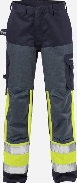 Afbeeldingen van FRISTADS Flame High Vis Broek Dames Klasse 1 2591 FLAM