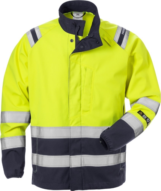 Afbeeldingen van FRISTADS Flamestat High Vis Softshelljack Klasse 3 4016 FSS