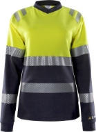 Afbeeldingen van Flamestat High Vis Dames T-Shirt Met Lange Mouwen Klasse 1