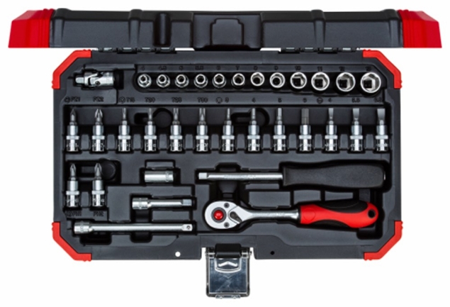 Afbeeldingen van GEDORE red. Dopsleutelset 1/4" R49003033