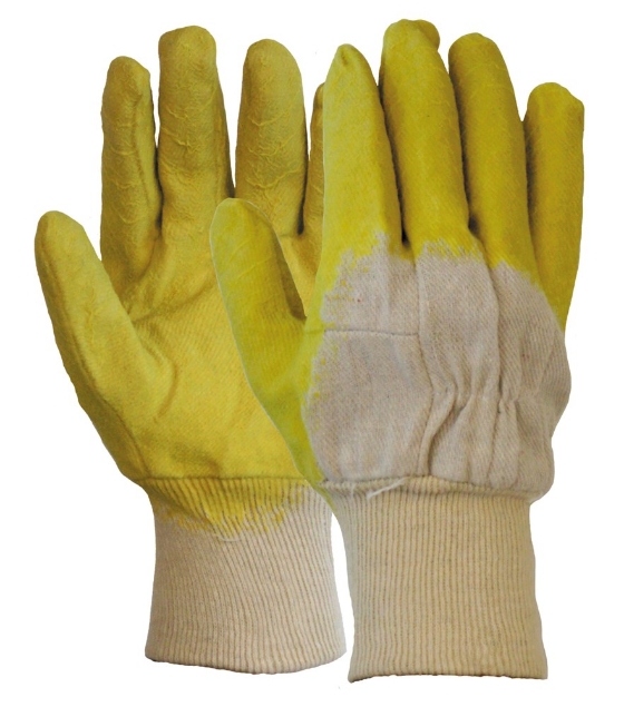 Afbeeldingen van Majestic Latex gedompelde handschoen met open rugzijde