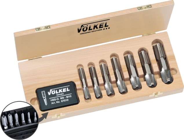 Afbeeldingen van VÖLKEL HexTap S/DS set, dubblezijdige tap, Multi-Drive M