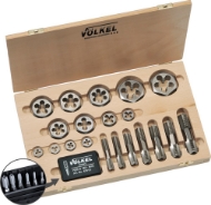 Afbeeldingen van VÖLKEL HexTap S/DS set, dubblezijdige tap, Multi-Drive, met Snijmoer M