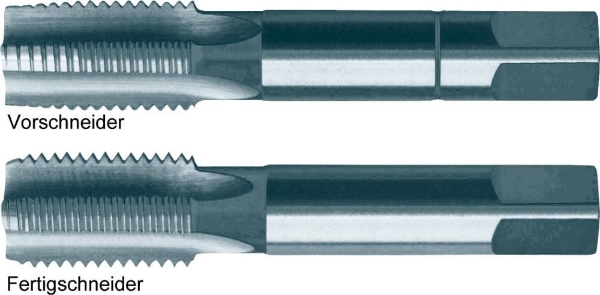 Afbeeldingen van Handtapset HSS, 2-delig, MF metrisch fijn