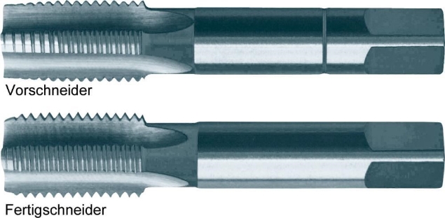 Afbeeldingen van Handtapset HSS, 2-delig, MF metrisch fijn