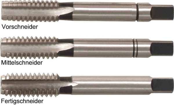Afbeeldingen van Handtapset HSS, 3-delig, UNC