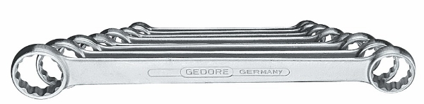 Afbeeldingen van GEDORE Ringsleutelset plat 8-delig 4