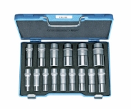 Afbeeldingen van GEDORE Dopsleutelset 1/2" 15-delig D 19 L-015