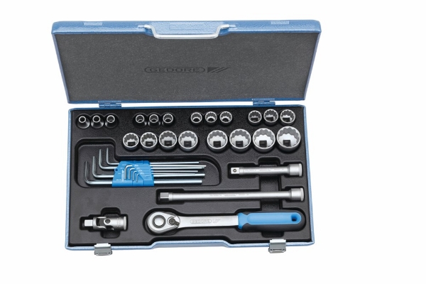Afbeeldingen van GEDORE Dopsleutelset 1/2" 31-delig D 19 WAU-20