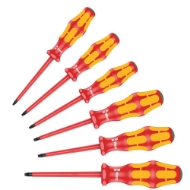 Afbeeldingen van Wera Schroevendraaierset VDE combi 167 i/6 Kraftform Plus Serie 100