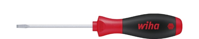 Afbeeldingen van Schroevendraaier SoftFinish sleufkop met ronde schacht