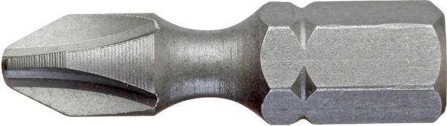 Afbeeldingen van Bit 1/4" Phillips (PH), 25 mm, torsiegebied