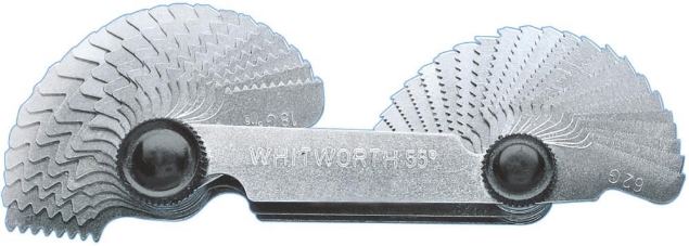 Afbeeldingen van Schroefdraadmeter, metrisch/Whitworth