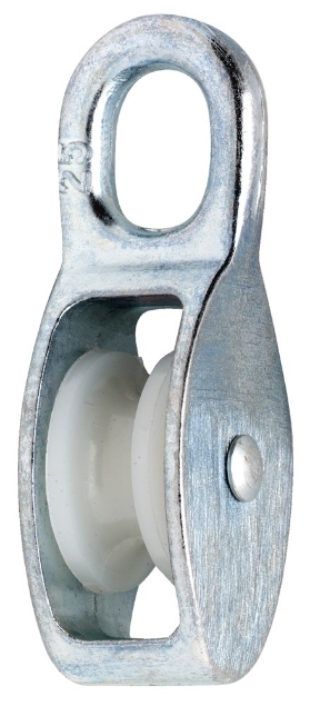 Afbeeldingen van Katrol met nylon wiel