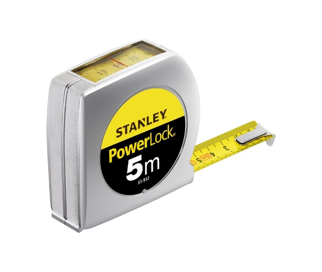 Afbeeldingen van STANLEY Rolbandmaat PowerLock® Boveninkijkvenster 0-33-932