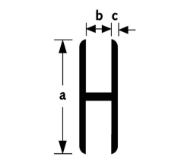 Afbeeldingen van H-profiel