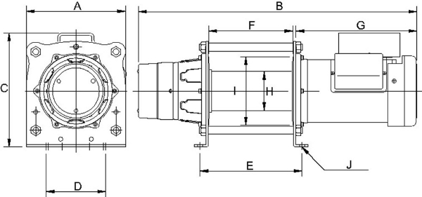 Afbeeldingen van REMA Hijs- / treklier 230Vac CP-300