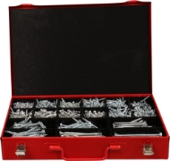 Afbeeldingen van Kelfort Assortimentskist platte spaanplaatschroef kop Silverdrill 2.0