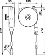 Afbeeldingen van REMA Veerbalancers in lichte uitvoering 9312/1-2KG/1.6M