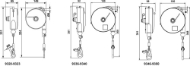 Afbeeldingen van REMA Veerbalancers in middelzware uitvoering 9337/4-6KG/2.5M