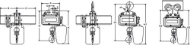 Afbeeldingen van REMA Elektrische kettingtakel 400V/24V gestuurd SR071/55-1T/1-6/1,5-24V-10