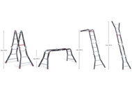Afbeeldingen van Altrex Aluminium vouwladder Varitrex Prof
