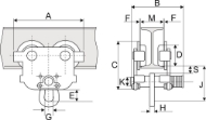 Afbeeldingen van REMA Duwloopkat 211BF-5.0T 230-300MM